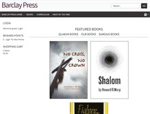 Tablet Screenshot of barclaypressbookstore.com